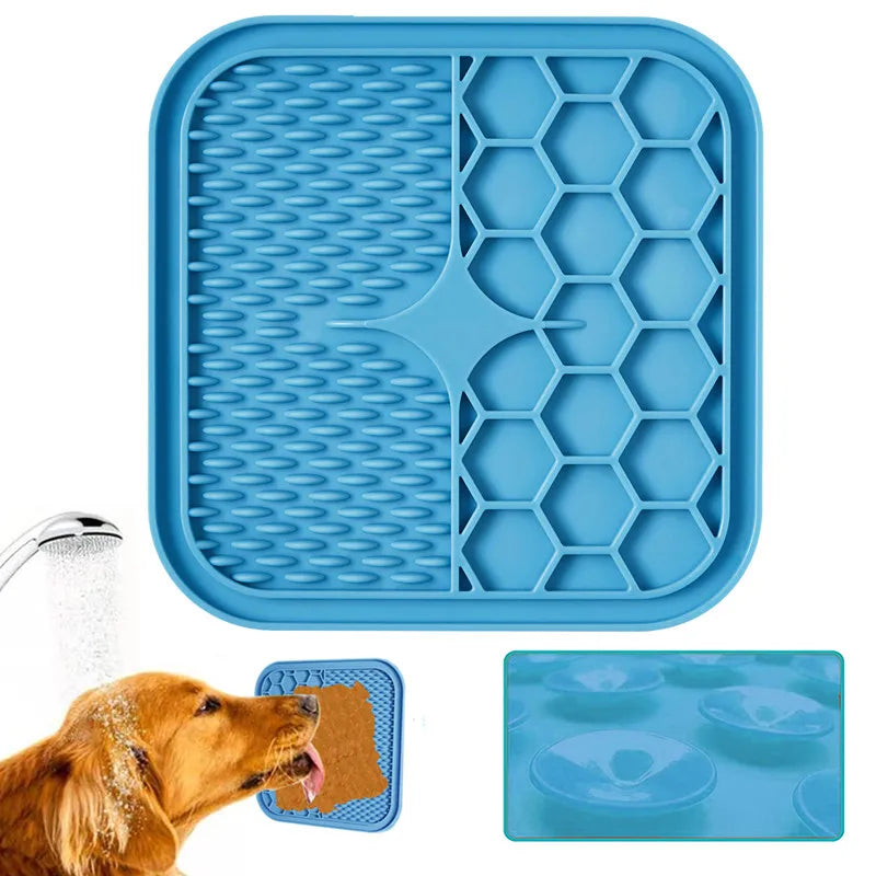 Suitable for Pets Weighing Less than 3 Kilograms Mat Cats Slow Food Bowls Suction Cup Feeding Food Silicone Lick,Product Small