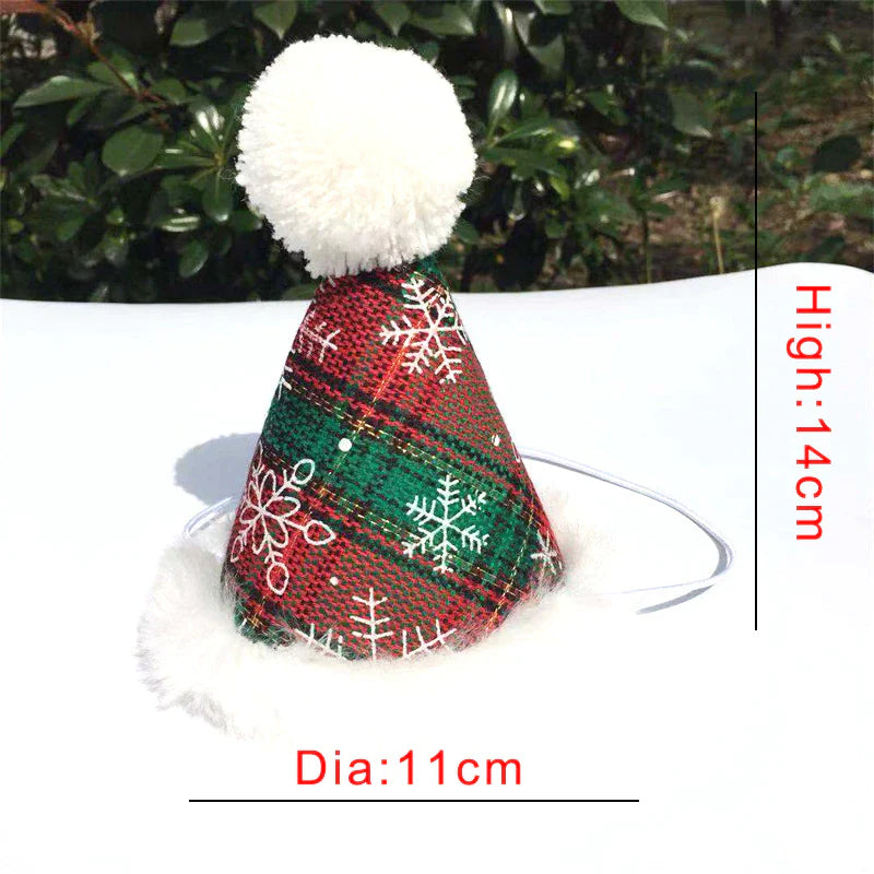 New Funny Pet Dog Cat Cap Costume Warm Rabbit Hat New Year Party Christmas Cosplay Accessories Photo Props Headwear