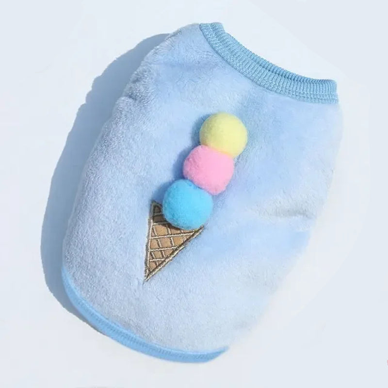 Fleece Pet Dog Clothes for Dogs Clothing Warm Dog Vest Shirt Puppy Cat Clothing for Dogs Coat Hoodie Pets Clothing Chihuahua