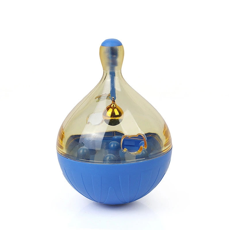 Pet Cat Fun Bowl Feeding Toys Dog Tumbler Feeder Puppy Kitten Shaking Leakage Food Ball Container Exercise Training Leakage Toys