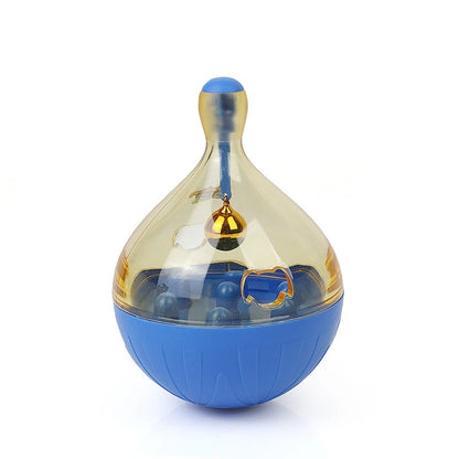 Pet Cat Fun Bowl Feeding Toys Dog Tumbler Feeder Puppy Kitten Shaking Leakage Food Ball Container Exercise Training Leakage Toys