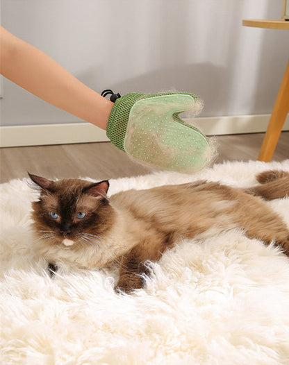 Comb 2-In-1 Floating Hair Removal Pet Gloves Pet Supplies Dog Cat Hair Remove