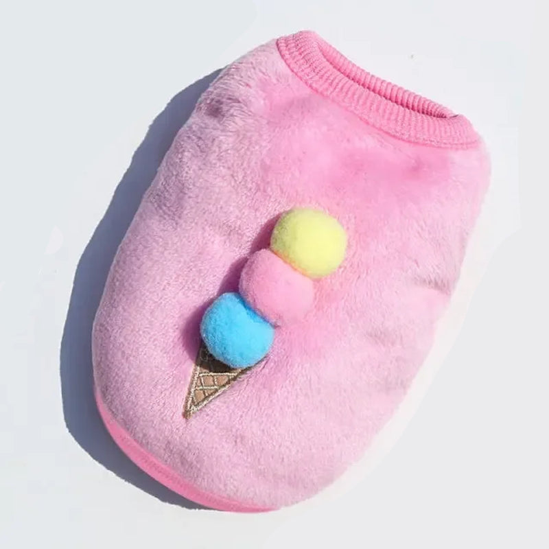 Fleece Pet Dog Clothes for Dogs Clothing Warm Dog Vest Shirt Puppy Cat Clothing for Dogs Coat Hoodie Pets Clothing Chihuahua